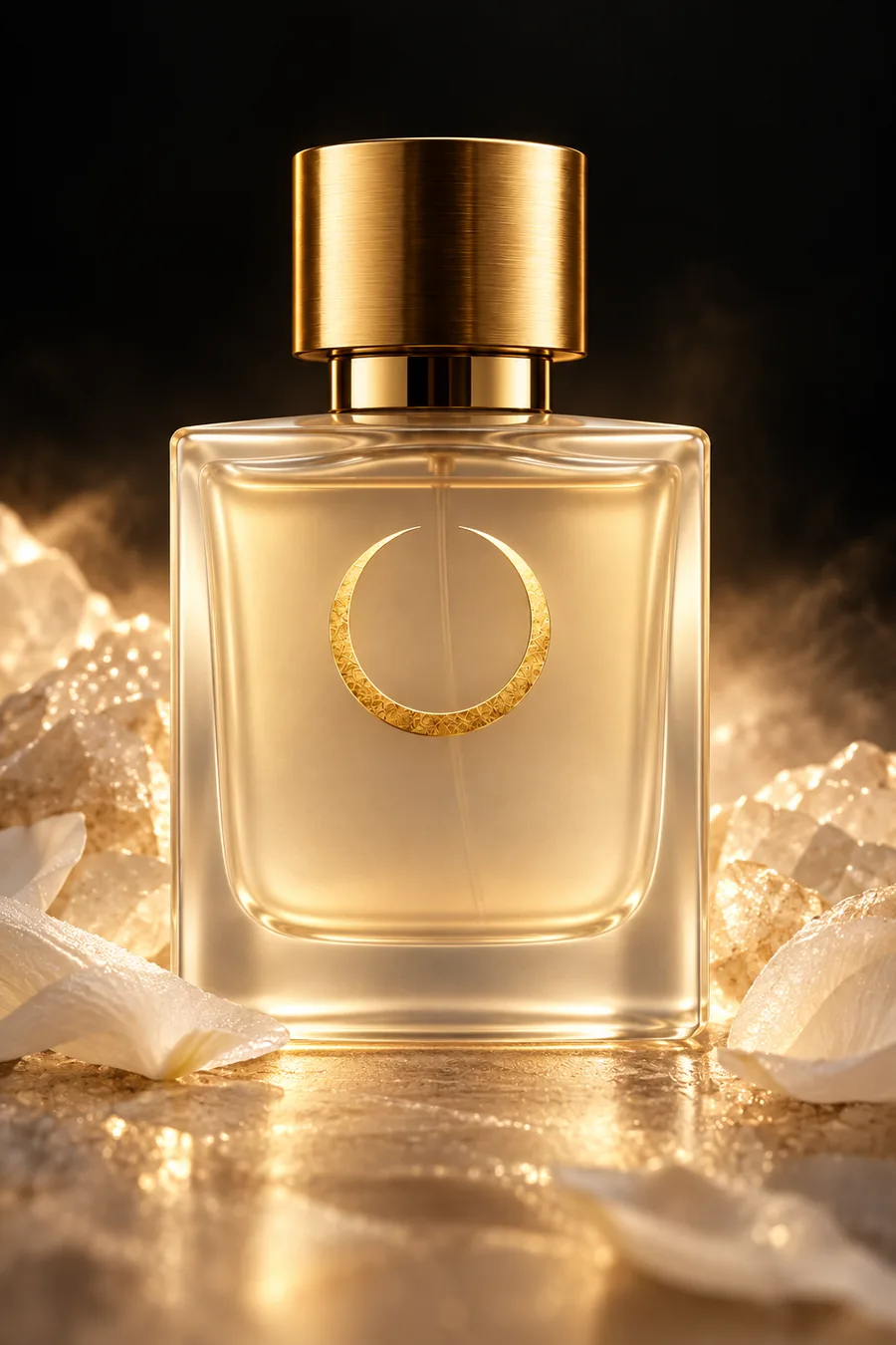Interpretazione visiva del flacone Notte Bianca NOCTÁUREA PARFUM